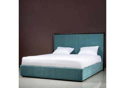 Кровать 180x200 мягкая Тоскана, Мореный Дуб