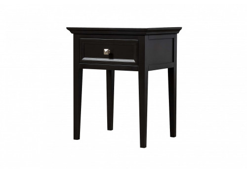 Тумба прикроватная 1 ящик Бруклин, Черный