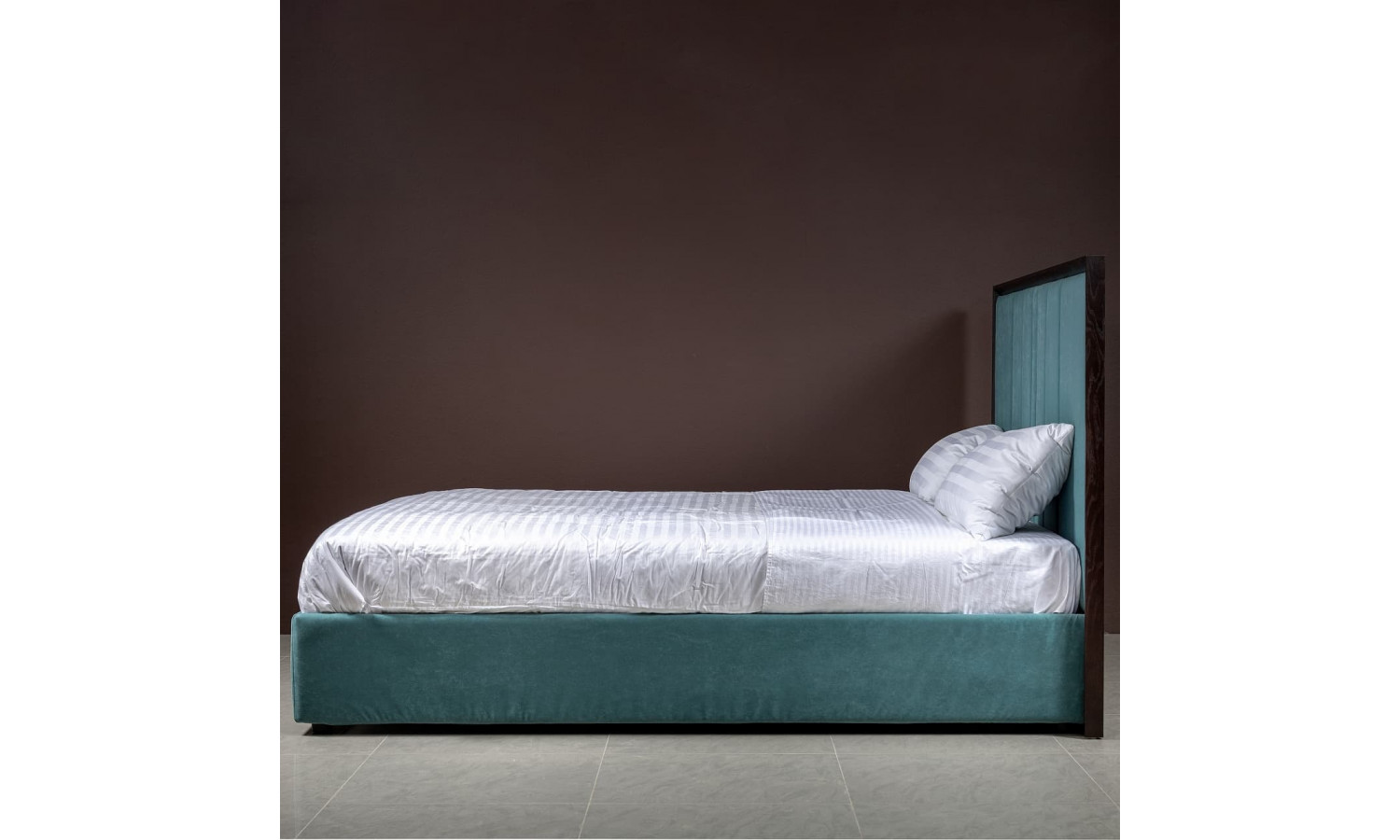 Кровать 160x200 мягкая Тоскана, дуб табакко