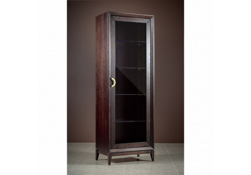 Витрина 1 дверная правая Тоскана, Мореный Дуб