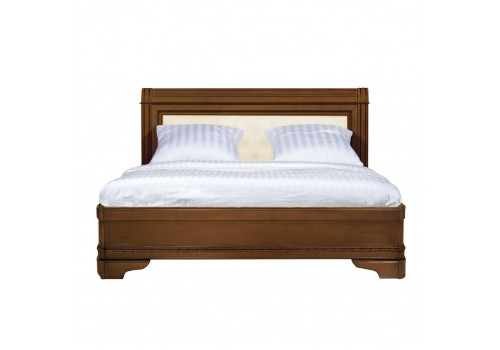 Кровать 160x200 с мягкой спинкой Палермо Орех