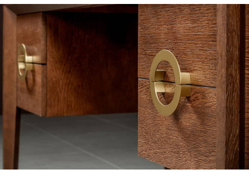 Стол письменный с 4 ящиками Тоскана, дуб табакко