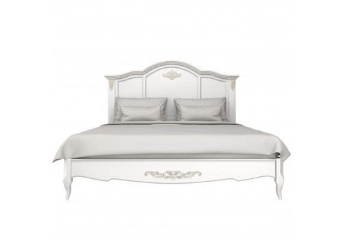 Кровать 180x200 Тиволи, Молочный/Патина Золото