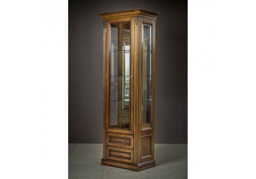 Витрина 1 дверная левая Палермо Орех