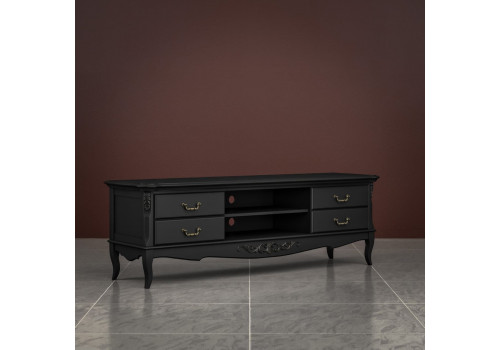 Тумба ТВ большая Тиволи, Черный