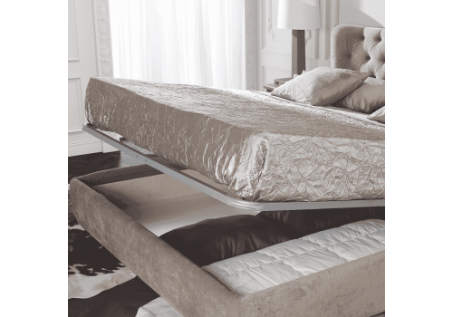 Кровать 160x200 с контейнером и подъемным механизмом Селена