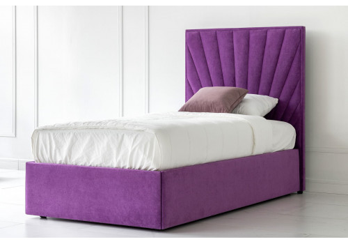 Кровать №1 90x200 с подъемным механизмом, ящиком для белья, Ницца