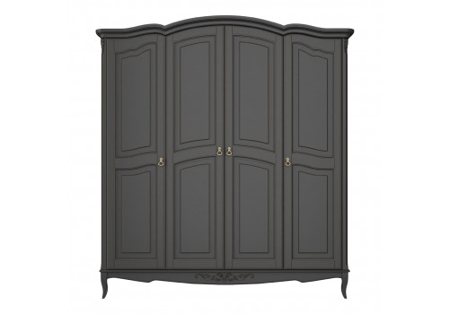 Шкаф 4х створчатый Тиволи, Черный