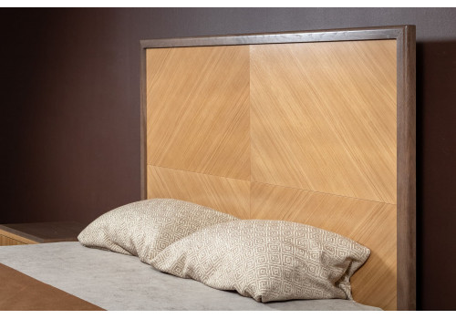 Кровать 160x200 Монте-Карло, Дуб медовый/Дуб серокоричневый