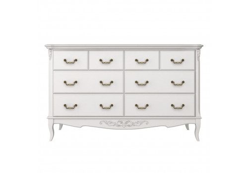 Комод 8 ящиков Тиволи, Молочный