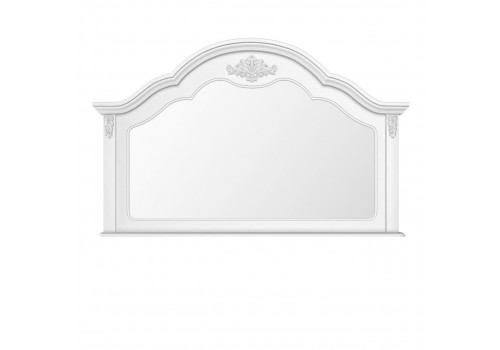 Зеркало Тиволи, Белый/Патина Серебро