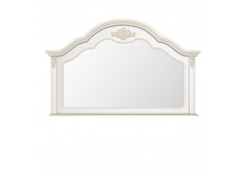 Зеркало Тиволи, Молочный/Патина Золото