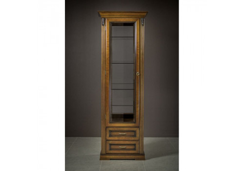 Витрина 1 дверная левая Палермо Орех