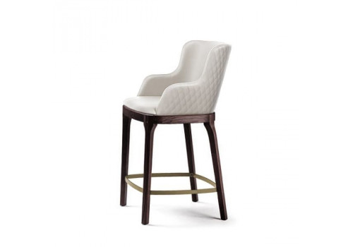 Кресло полубарное со стежкой Тоскана, Мореный Дуб