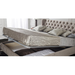 Кровать 160x200 с контейнером и подъемным механизмом Селена