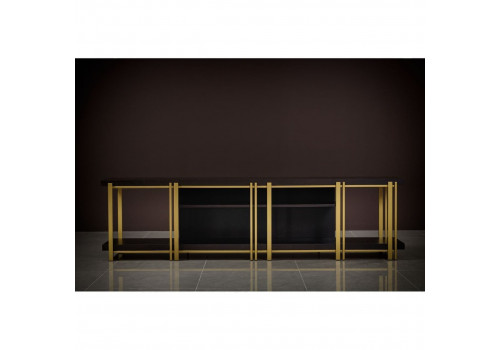 Тумба ТВ открытая Тоскана, Мореный Дуб