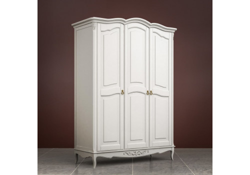 Шкаф 3х створчатый Тиволи, Молочный