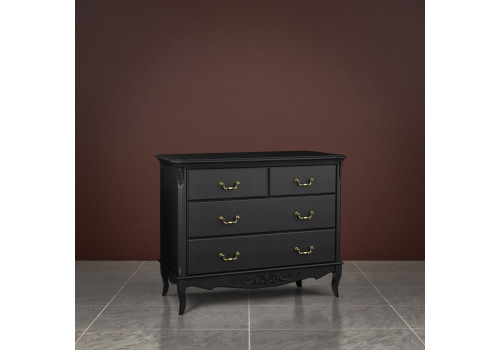 Комод 4 ящика Тиволи, Черный