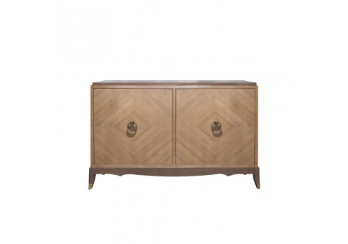 Комод 2х ств. Монте-Карло, Дуб медовый/Дуб серокоричневый
