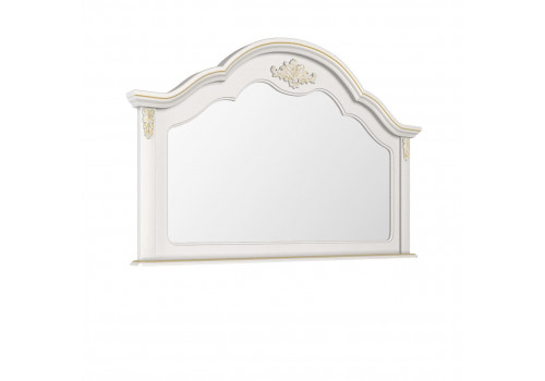 Зеркало Тиволи, Молочный/Патина Золото