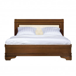 Кровать 180x200 с мягкой спинкой Палермо Орех