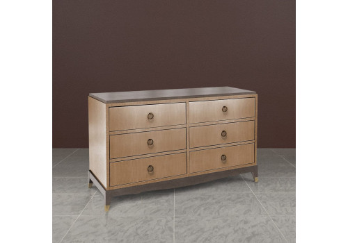 Комод большой Монте-Карло, Дуб медовый/Дуб серокоричневый