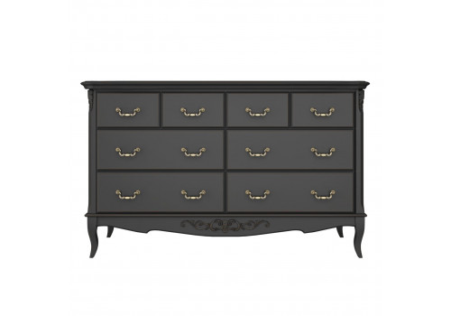 Комод 8 ящиков Тиволи, Черный