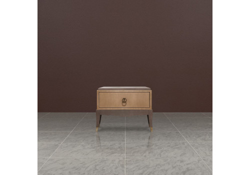 Тумба прикроватная Монте-Карло, Дуб медовый/Дуб серокоричневый