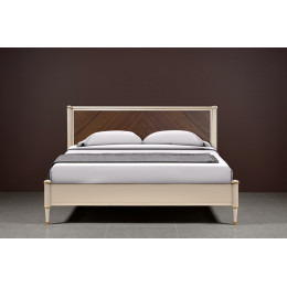 Кровать 160x200, Венеция, меланж/орех американский