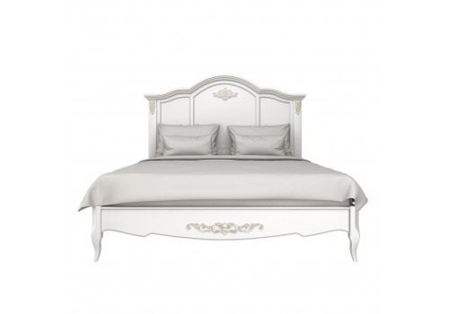 Кровать 120x200 Тиволи, Молочный/Патина Золото