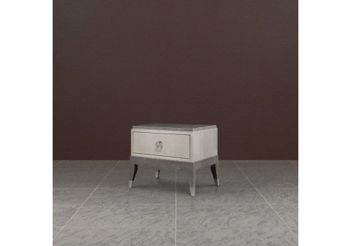 Тумба прикроватная Монте-Карло, Дуб дымчатый/пепельный