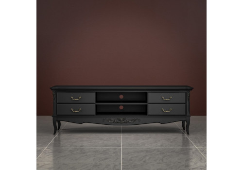Тумба ТВ большая Тиволи, Черный