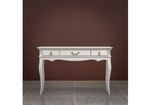 Туалетный стол Тиволи, Молочный/Патина Золото