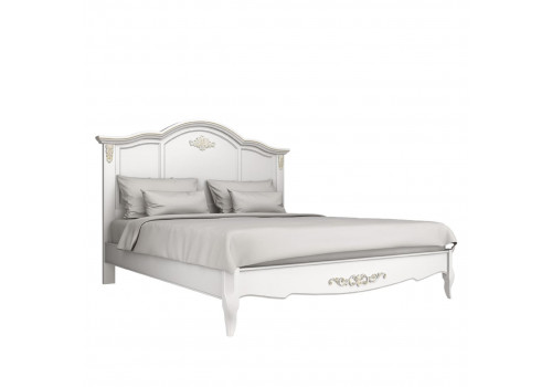 Кровать 180x200 Тиволи, Молочный/Патина Золото