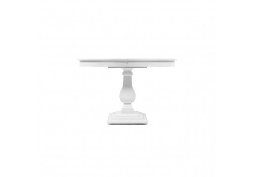 Стол квадратный раскладной, вставка 40 см, Бруклин, Белый