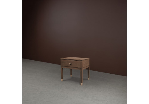 Тумба прикроватная с 1 ящиком Ливорно, Дуб Капучино