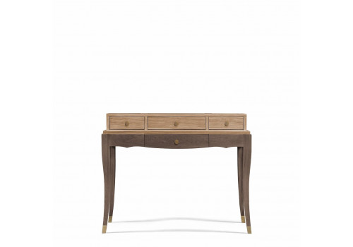 Стол письменный с надставкой Монте-Карло, Дуб медовый/Дуб серокоричневый