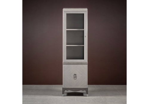 Библиотека 1 дверная левая Монте-Карло, Дуб дымчатый/пепельный