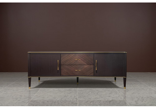 Тумба ТВ, Венеция, моккачино/орех американский