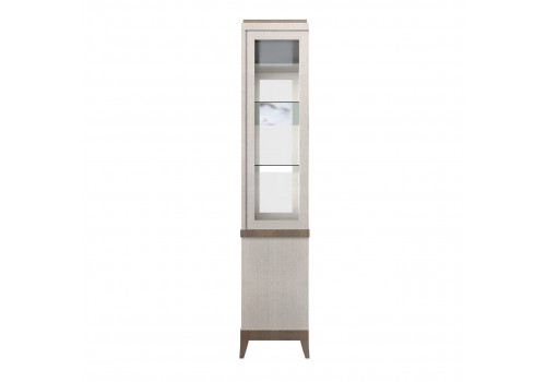 Витрина 2х дверная Монте-Карло, Дуб дымчатый/пепельный