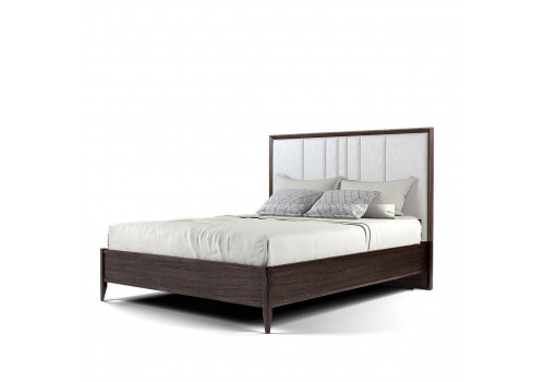 Кровать 180x200 с мягким изголовьем Тоскана, Мореный Дуб