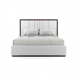 Кровать 160x200 мягкая Тоскана, Мореный Дуб