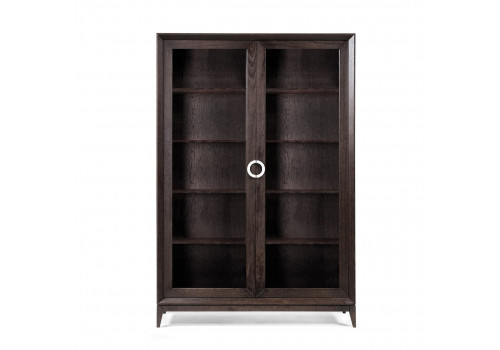 Библиотека 2х дверная Тоскана, Мореный Дуб