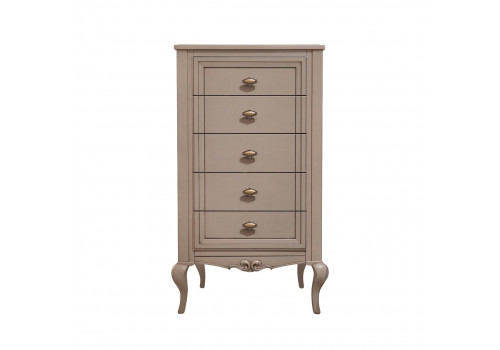 Комод высокий Портофино, Крем/Шампань