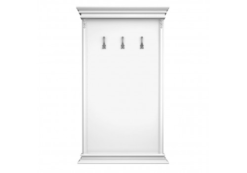 Прихожая композиция 2 Тиволи, Белый/Патина Серебро