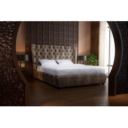 Кровать 180x200 с контейнером и подъемным механизмом Селена Макси