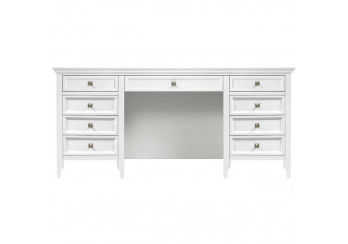 Стол письменный двухтумбовый Бруклин, Белый