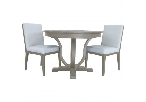 Стол круглый диаметр 110 Бруклин, Серый