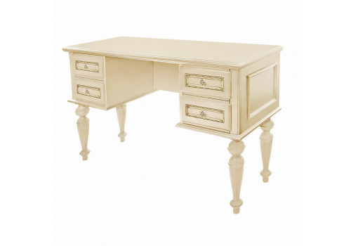 Стол туалетный Неаполь, Ваниль/Патина Золото без структуры дерева