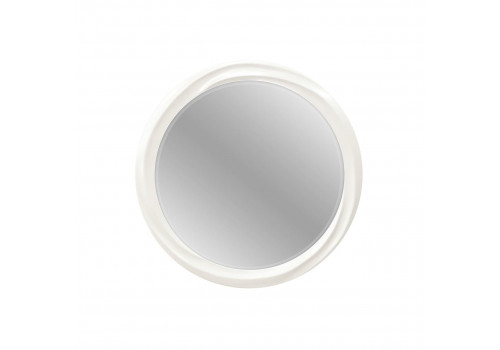 Зеркало круглое Портофино, Молочный/Патина Шампань